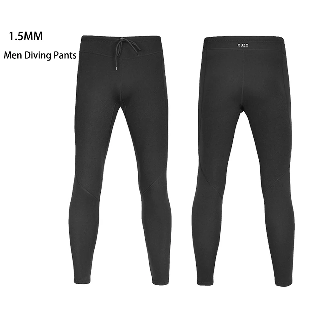

Men&Women Wetsuit Pants, 1.5mm Neoprene Long Pants Keep Warm,Diving Pants for Surfing Kayaking Swimming Diving Canoeing