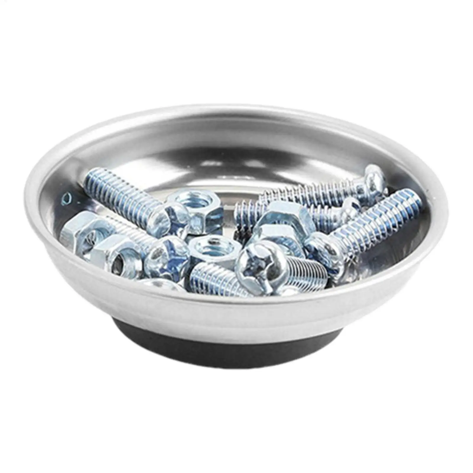 Screw Tray Parts Holder Magnetic Dish Stainless Steel Screw Bow Portable Magnetic Bolt Holder Tray Magnet Parts Tools Bowl