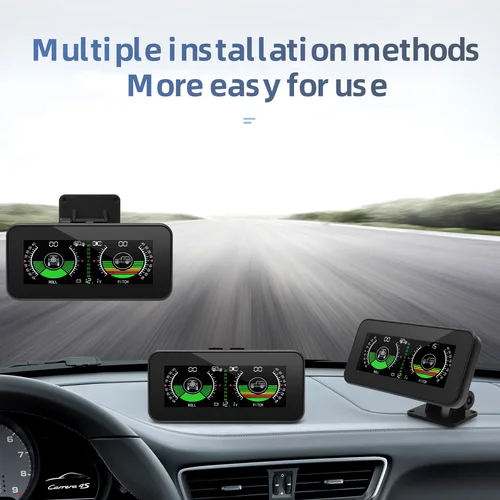 Imagen 2 del producto Nuevo medidor de pendiente M50 pantalla GPS + BDS sistema Dual pantalla frontal M60 HUD inclinómetro inteligente todoterreno 4X4 accesorios de coche