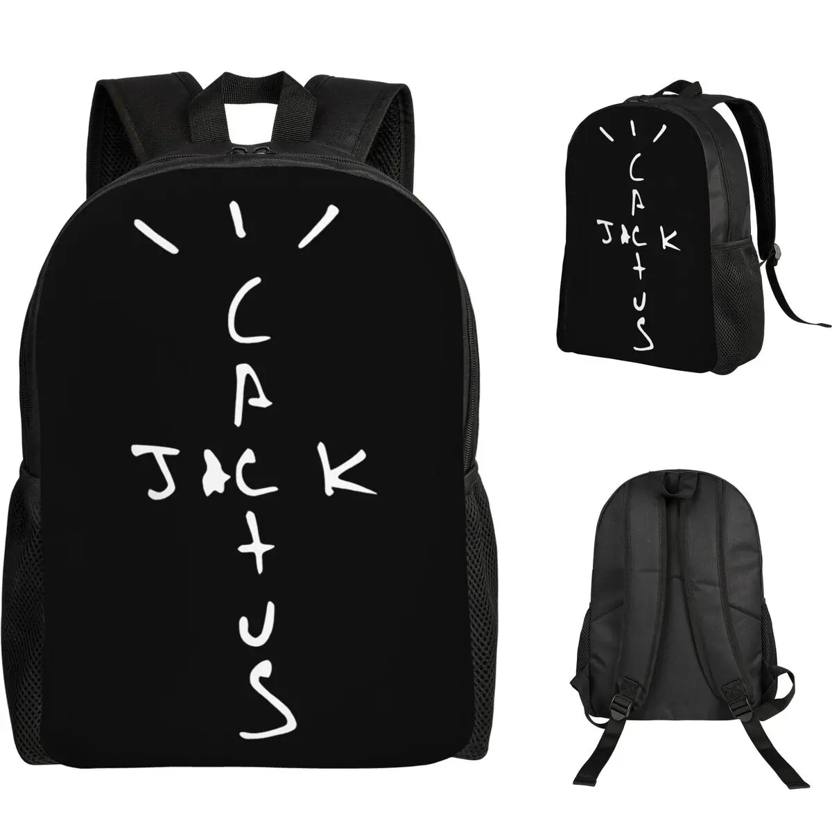 

Best Logos Jack Cactus Student Backpack School Bag Hiking Travel Daypack for Men Women Fashion Bookbag Shoulder Bags
