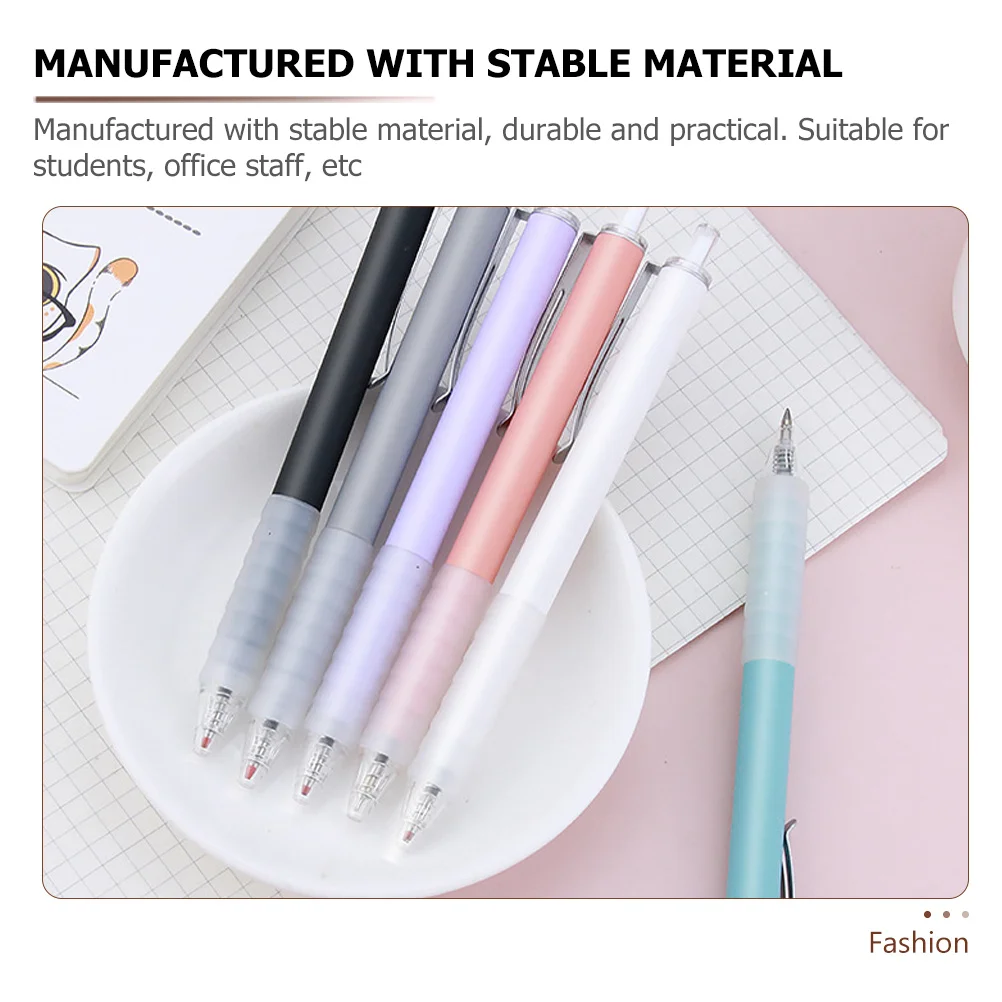 

6pcs Ballpoint Pens Creative Design Portable Writing Supply For Daily Use Students Office Multi-Function School Pen Set
