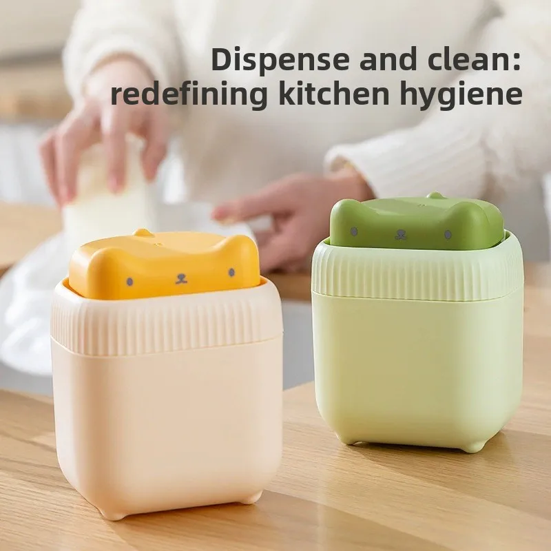 1pc Cute Cat Shape Dish Soap Dispenser Sink Mounted Liquid Press Pump for Kitchen Hand Wash Household Daily Use