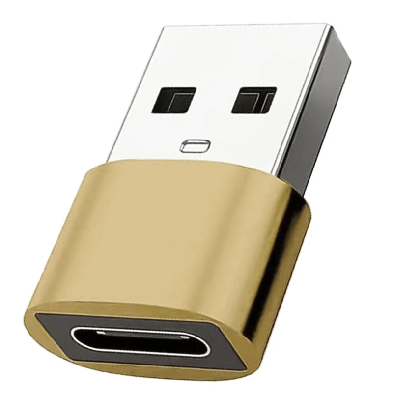 Adaptadores USB C fêmea para USB macho Tipo C para adaptadores carregador USB 2.0 para telefone