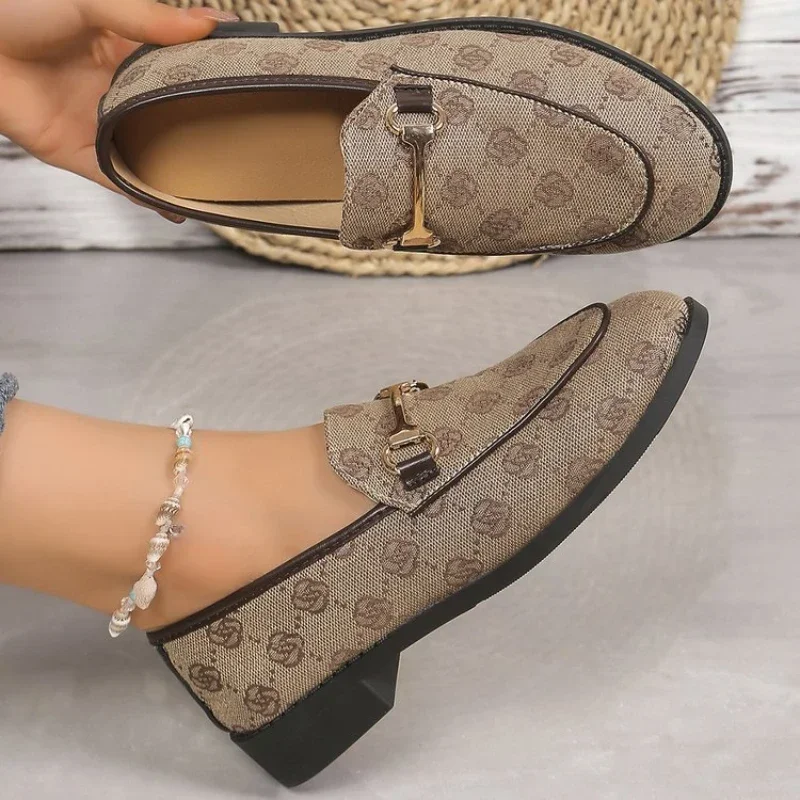 Mocassins Plats à Bout Rond et Semelle Souple pour Femme, Chaussures Légères à la Mode, Offre Spéciale, Nouvelle Collection 2024