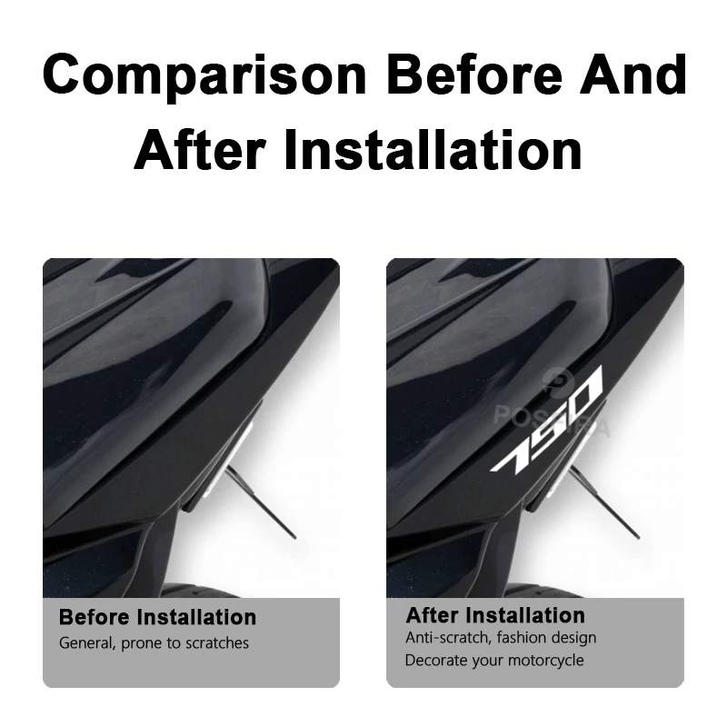 

ina de motocicleta calcomanías impermeables para Suzuki GSR 750 GSR750 accesorios 2011-2016 pegatinas de vinilo para motocicleta