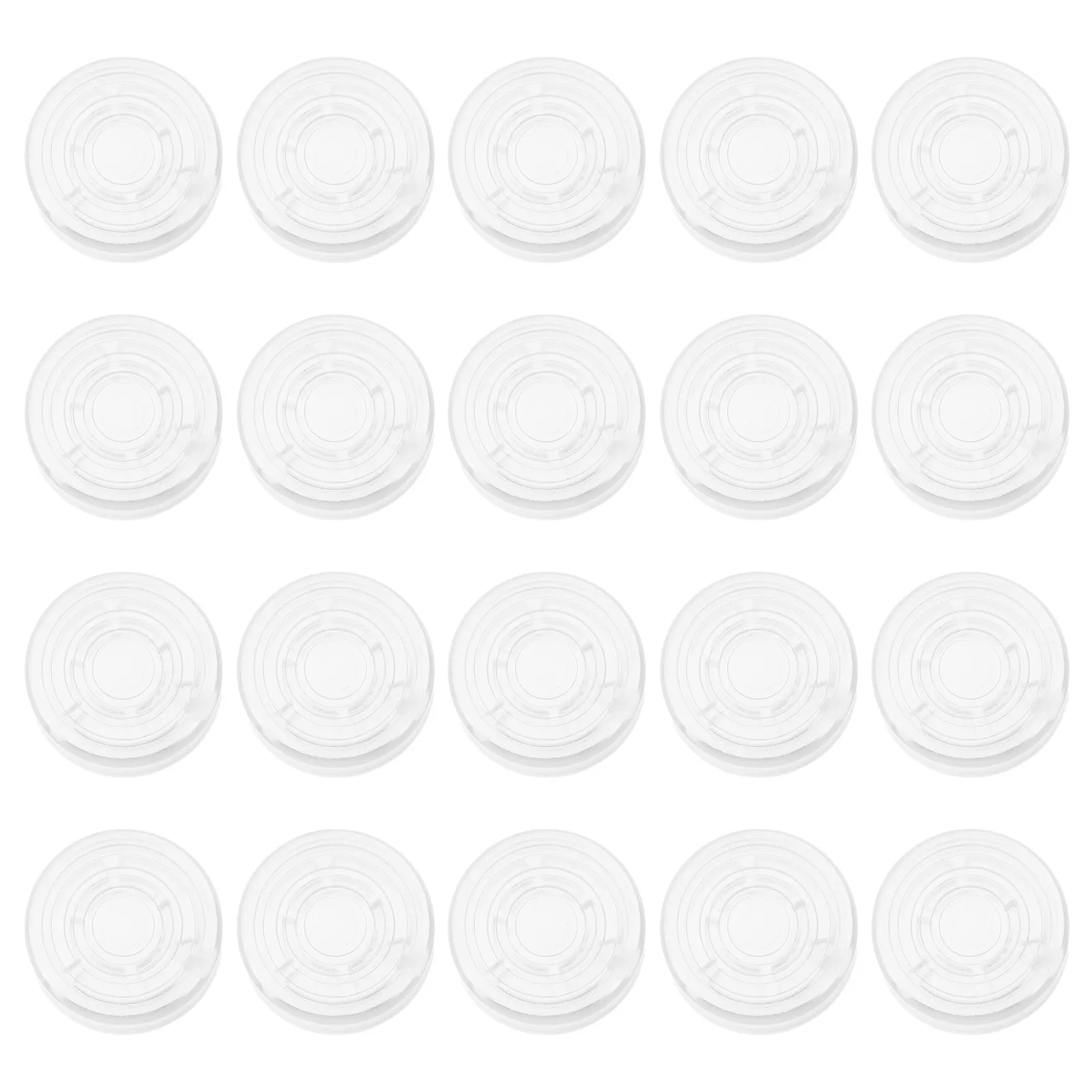 

20 pcs Guitar Effect Pedal Caps Transparent Covers Protector Buttons Compatible Various Effects Sturdy Material Lightweight
