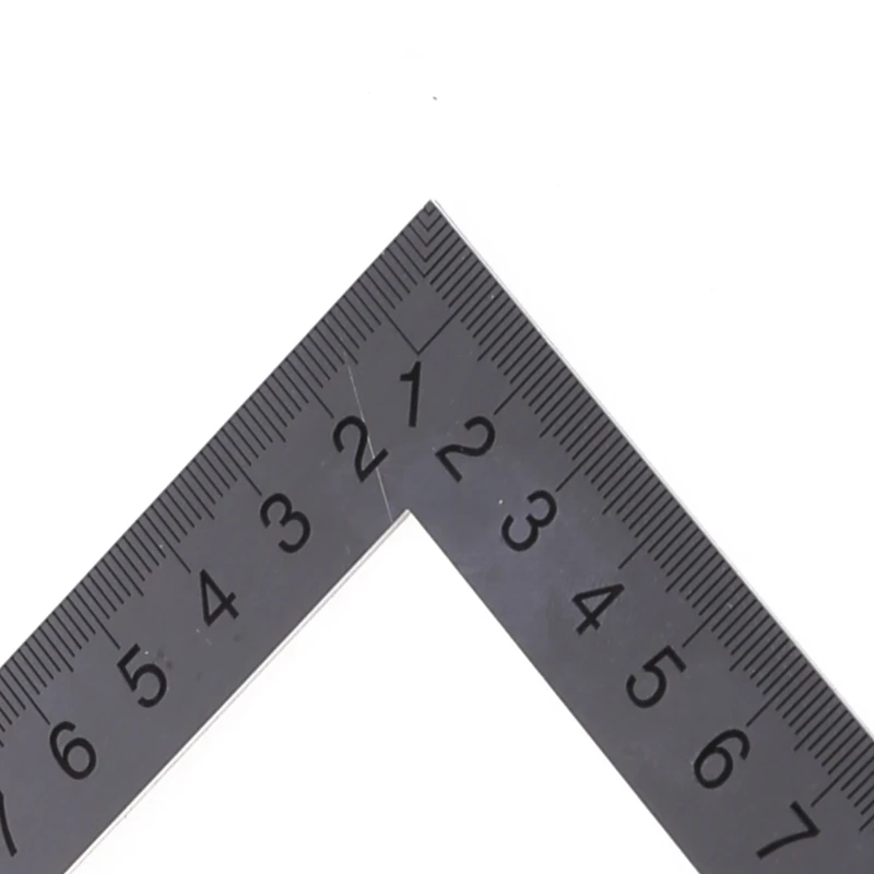 Stainless Steel 15x30cm 90 Degree Metric Try Mitre Square Ruler Scale