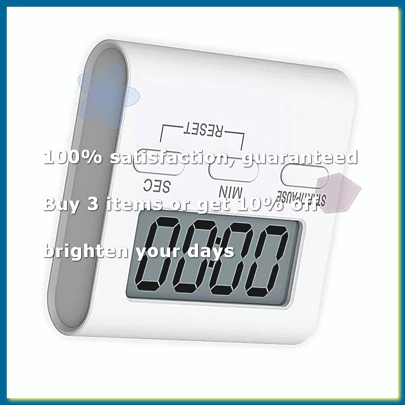 Kitchen Large LCD Digital Kitchen Countdown Timer Stopwatch Alarms Convenient Cooking Alarms Clock