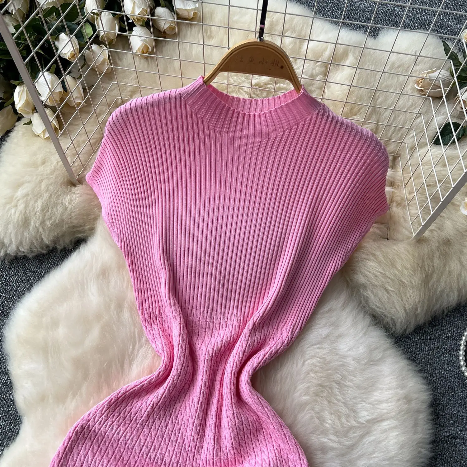 فستان طويل فساتين نسائية مثيرة غمد فيستدوس ملابس الشارع الشهير Bodycon كم قصير أنيق لصق Y2k محبوك نادي الحفلات ليلة 2025