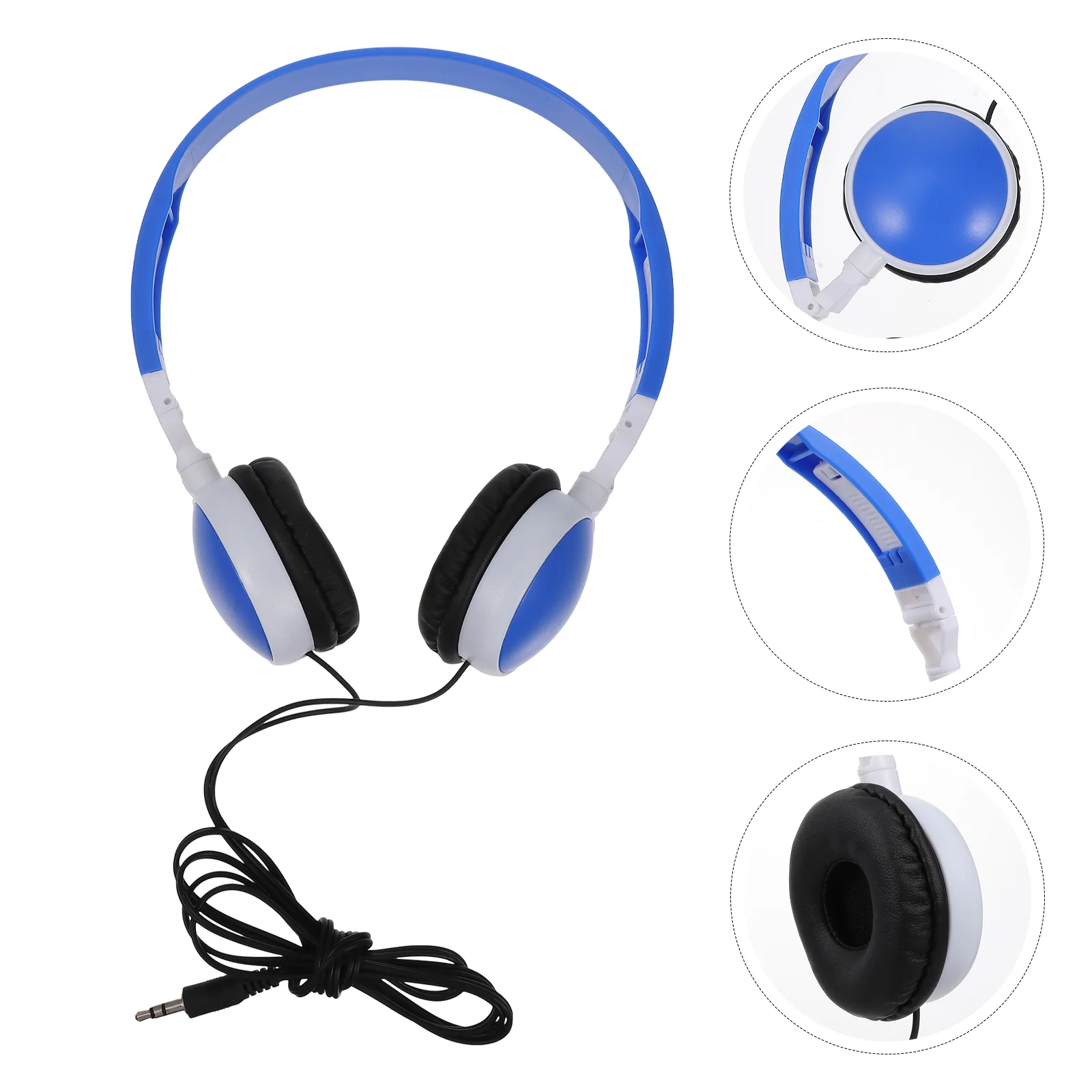 

Children's Headphones Comfortable Earphone Kids Stereo Professional Headset On-Ear Pvc Students Wired Music Lightweight