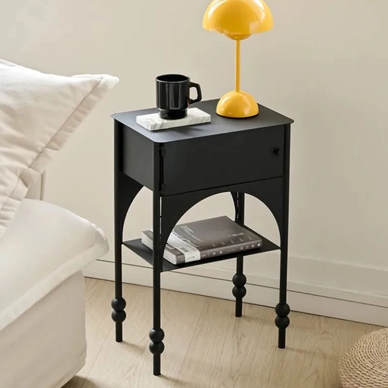 

Европейский приставной столик для хранения, многофункциональная прикроватная тумбочка для спальни, гостиной, эстетичная роскошная мебель Mesa De Noche