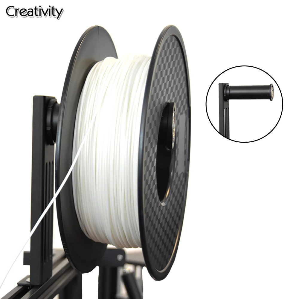 Peças de impressora 3d suporte de filamento carretel com suporte de rack de montagem de filamento ajustável para ender 3 CR-10 sidewinder x1 k1 k1c