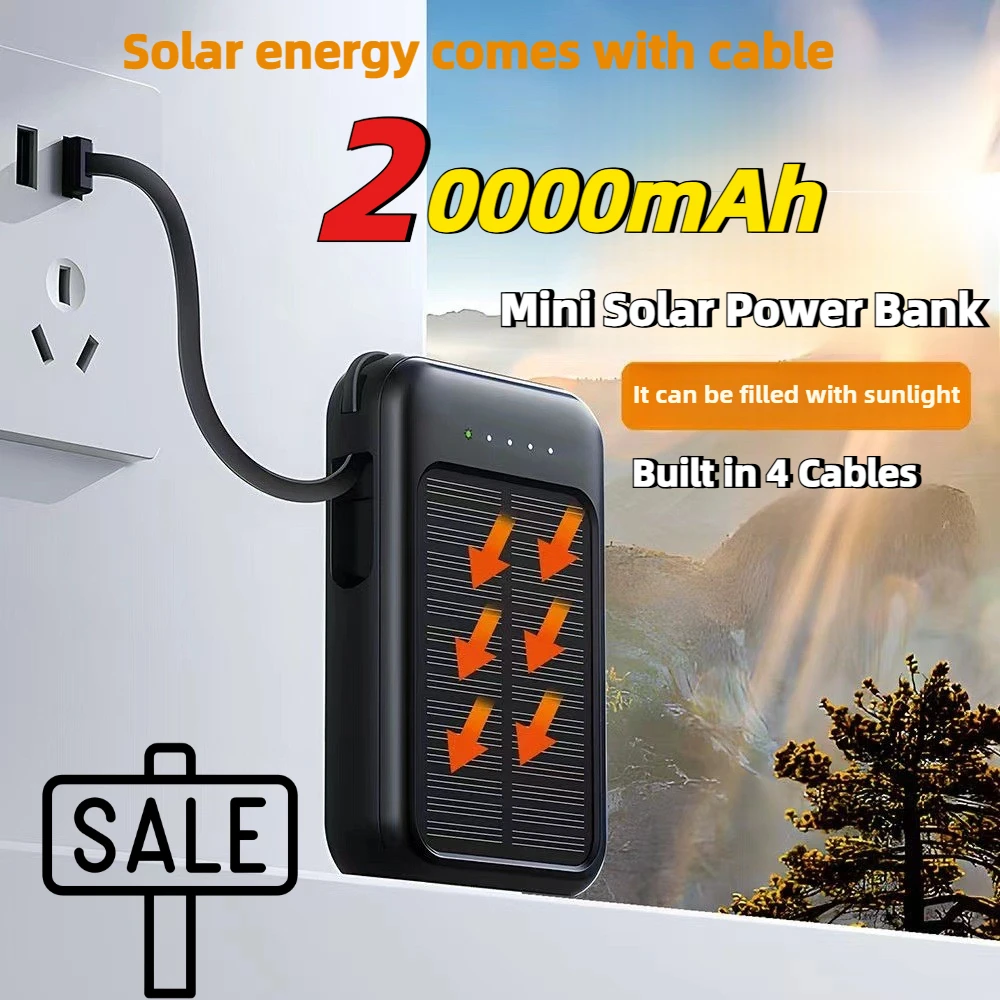 20000Mah Mini Solar… - image