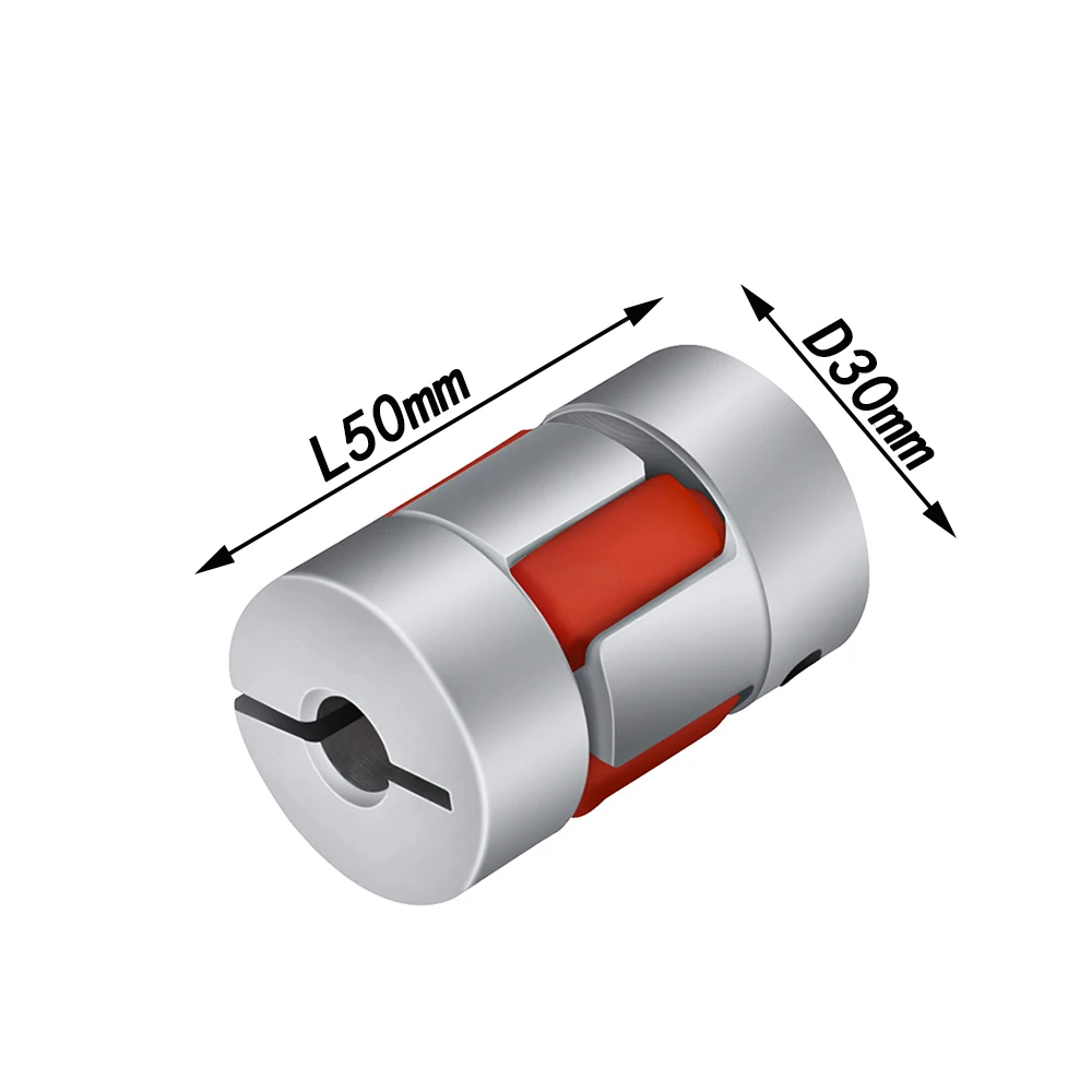 

1 шт. D30L50 гибкий сливовый зажим соединитель Размер вала CNC Соединительная муфта подвижной щеки дробилки/8/10/12/14/16/18/20/22 мм D30L50 8 мм вал