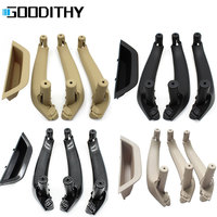 LHD RHD Car For BMW X3 X4 F25 F26 4PCS Passenger Door Inside Handle Cover Door Armrest Panel Inner Pull Handle Trim 2010-2016