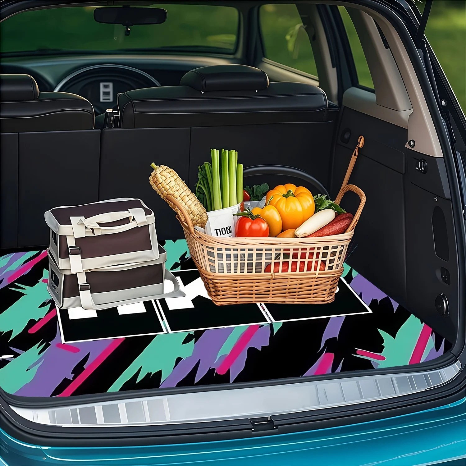 VIKAMA kofferbakmat graffiti H - Home Bathroom Design Simple recensie en prijs