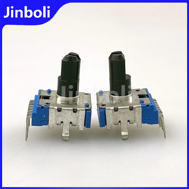 2PCS RK14 Type A100K Single Row 7Pins Vertical Double Mixer Speaker Amplifier Volume Potentiometer 13mm Shaft