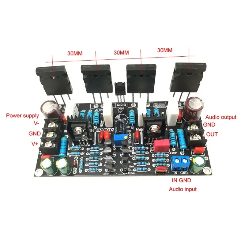 DLHiFi 200W Mono Power Amplifier 1943 + 5200 High Power Tube Finished Amp Board