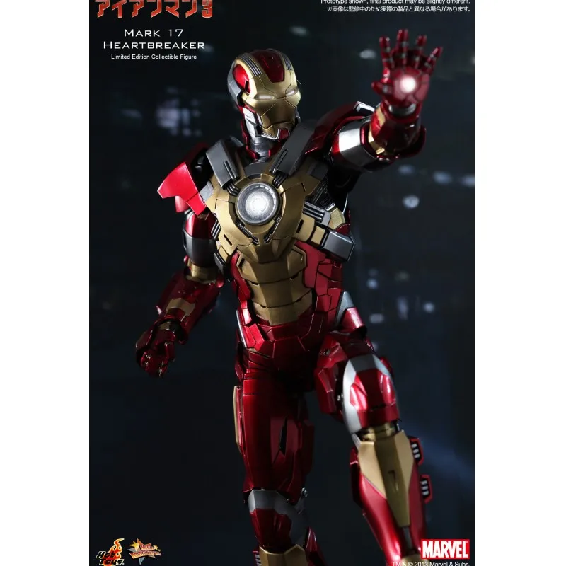 Anime Action Figure Hottoys 1/6ht Mms212 Iron Man 3 Mk17 Heartbreaker Armor Action Figure Model Hobbies Collection