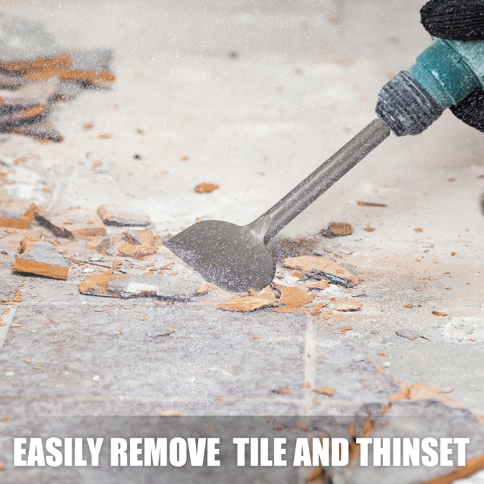 75×250mm Electric Hammer Drill Bit SDS PLUS Shank Groove Flat Chisel Masonry For Concrete Impact Drill Elbow Widening Drill Bit