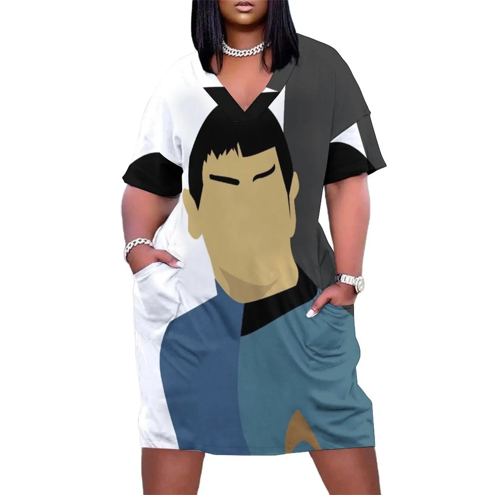 

Spock Torn Loose Pocket Dress elegant evening dresses for women 2025 summer outfits for women 2025