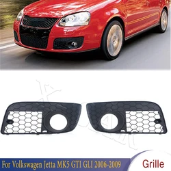For Car Front Bumper Fog Light Grille Honeycomb Hex Mesh Fog Lamp Open Vent Cover For Volkswagen VW Jetta MK5 GTI GLI 2006-2009
