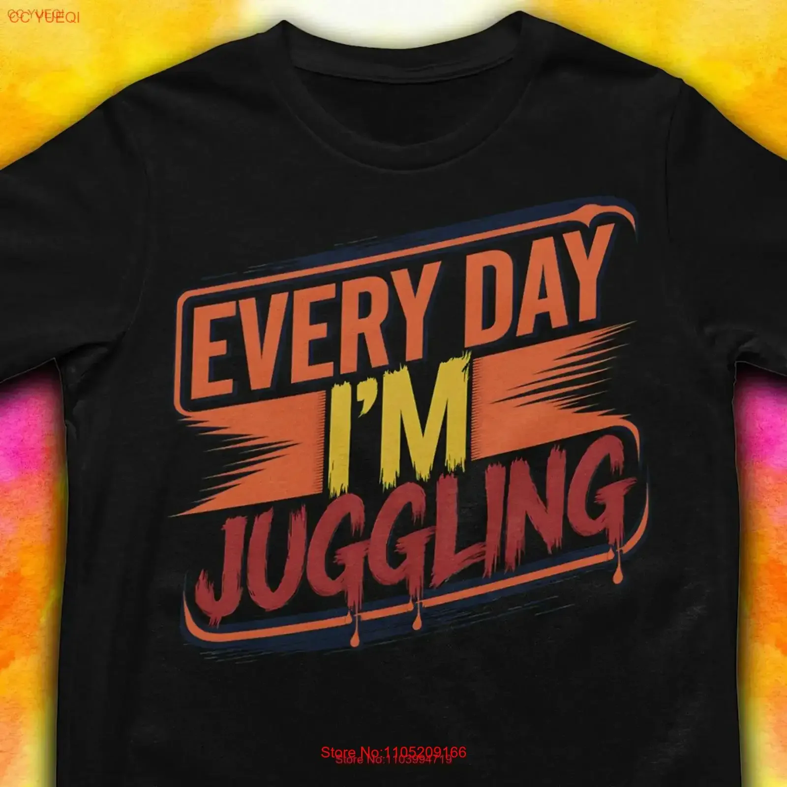 

Футболка для жонглирования, каждый день, жонглители, забавный крутой винтажный стираный топ для повседневной носки, стильный растянутый топ унисекс