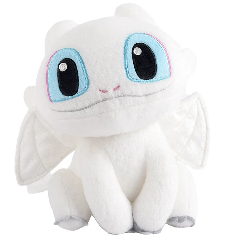 Original Potdemiel Light Fury Plush Toy How To Train Your Dragon Soft Stuffed Doll White Cuddly Gift For Birthday Home Decor view 6