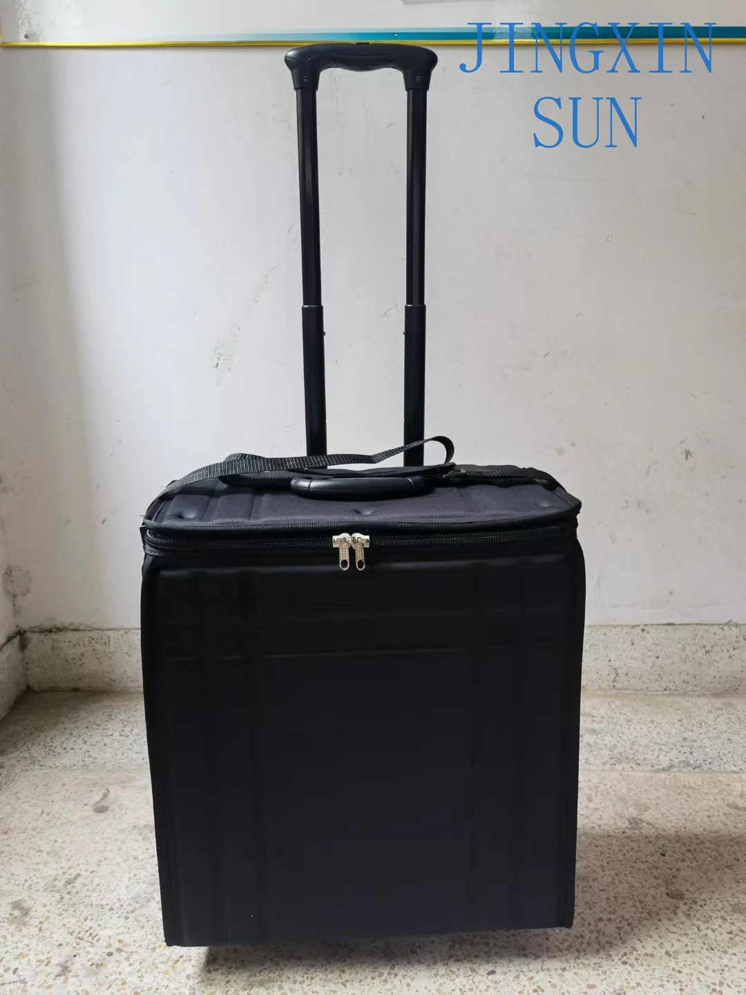 Stylish and durable Oxford fabric optical frame display trolley suitcase