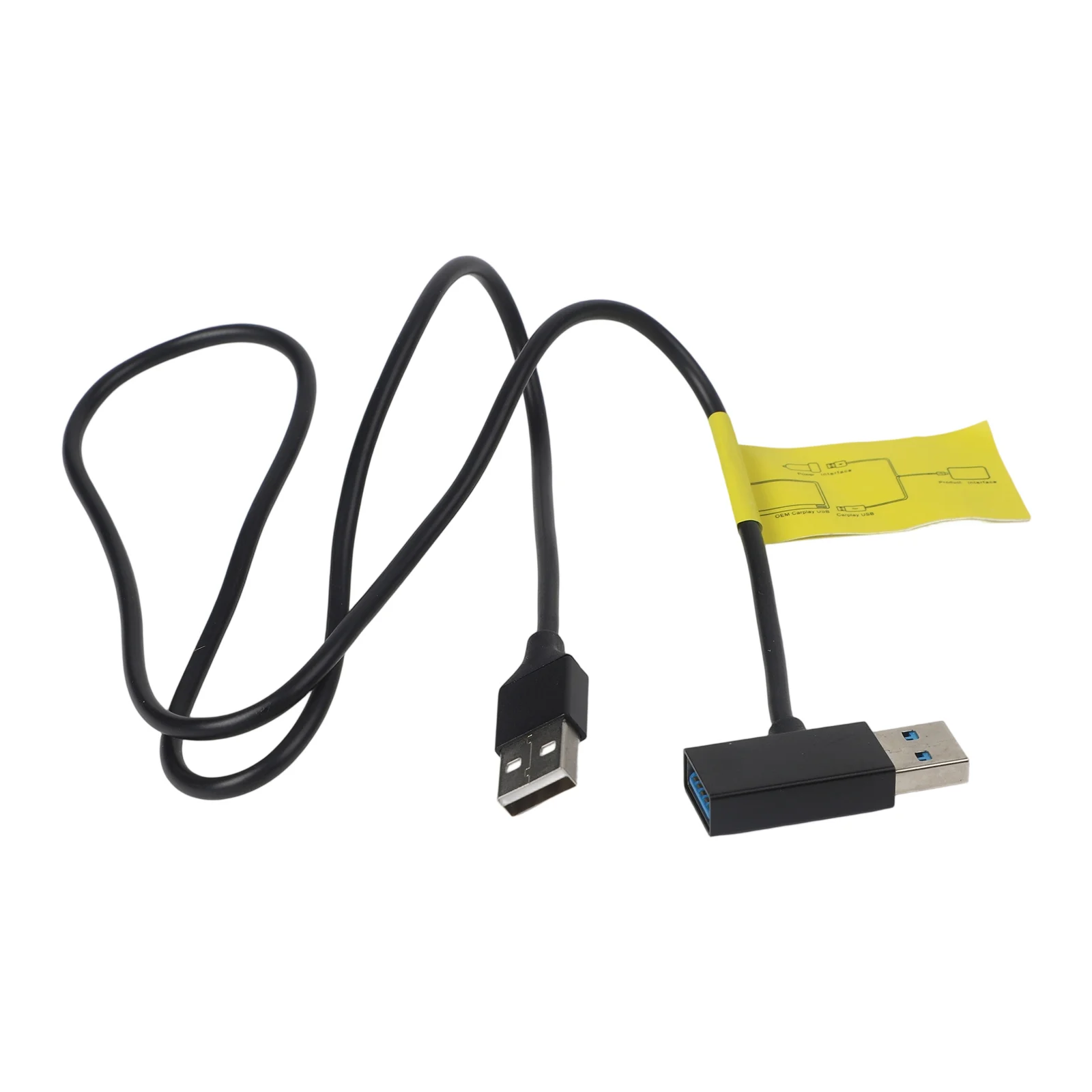 Car USB Splitter USB Power Data Adapter Y-Cable For Android Auto For Carplay Adapter Automotive Accessory