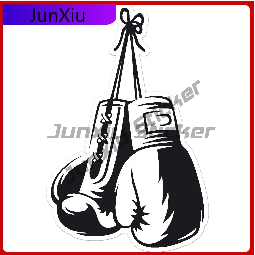 

Boxing Gloves Vinyl Funny Top Quality Modern Laptop Decal Sticker Waterproof Car Window Bumper Auto Exterior Gift Decor