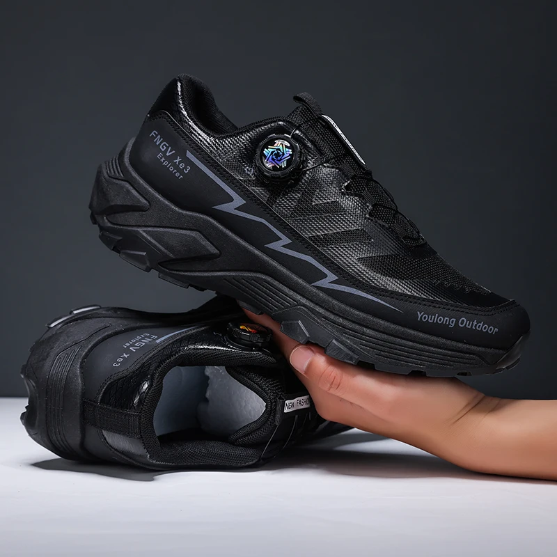 2026 Trail Running Shoes Men Women Quick Lacing Outdoor Sports Shoes Unisex Anti Slip Jogging Shoe Couples