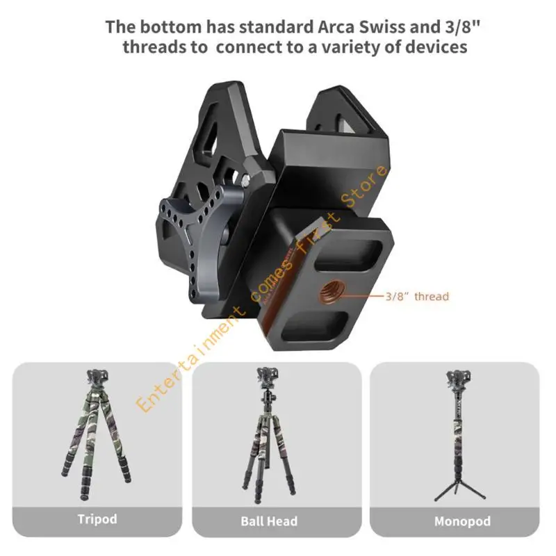 

55KD Tripod Head Clamp For Outdoor Use Light Weight Adjustable Designs