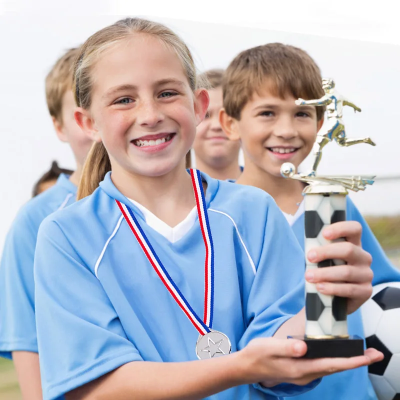 10 Stücke Kunststoff Gold Gewinner Medaillen Trophäe Kinder Spiel Sport Preis Auszeichnungen Spielzeug Für Kinder Geburtstag Party Gefälligkeiten Pinata Füllstoffe – Detail 12