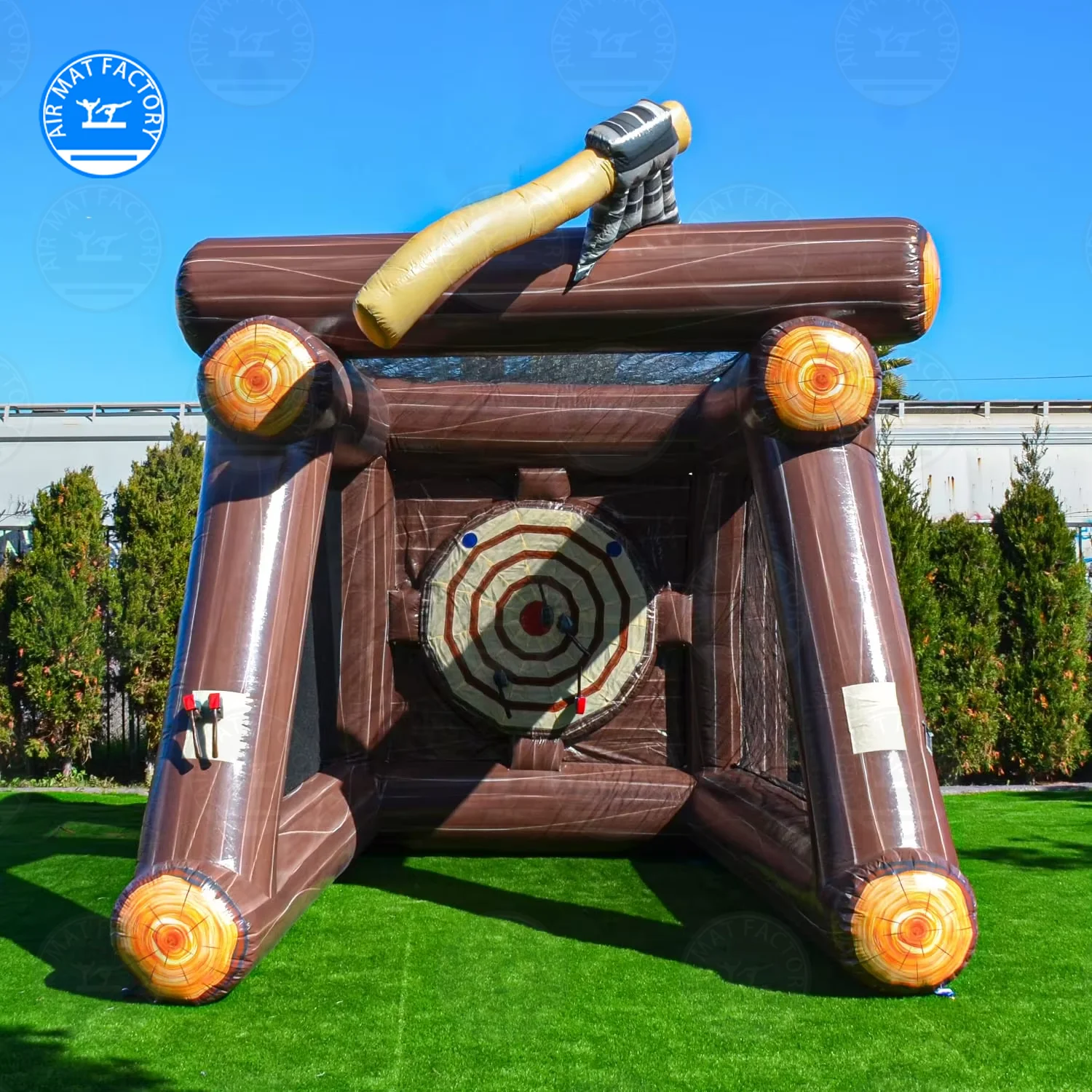 

Новый 13-футовый ПВХ коммерческого класса, надувной топор, игра для метания мишеней, игра для навеса по мишени для детей и взрослых, игра для аренды