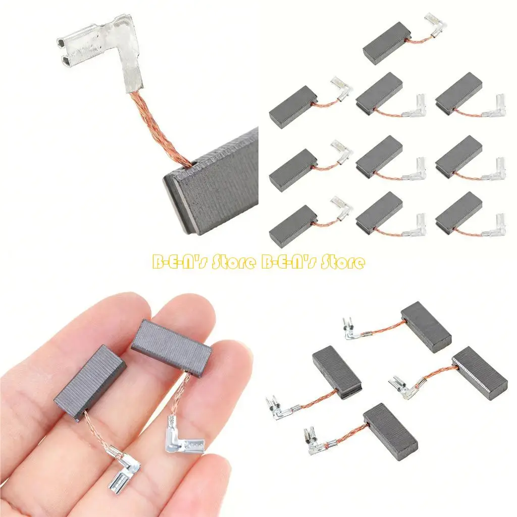 Y1AD 5 Pair Replacement Carbon Brushes For GBH2 Hammer Drill Models High Performances Metal Materials