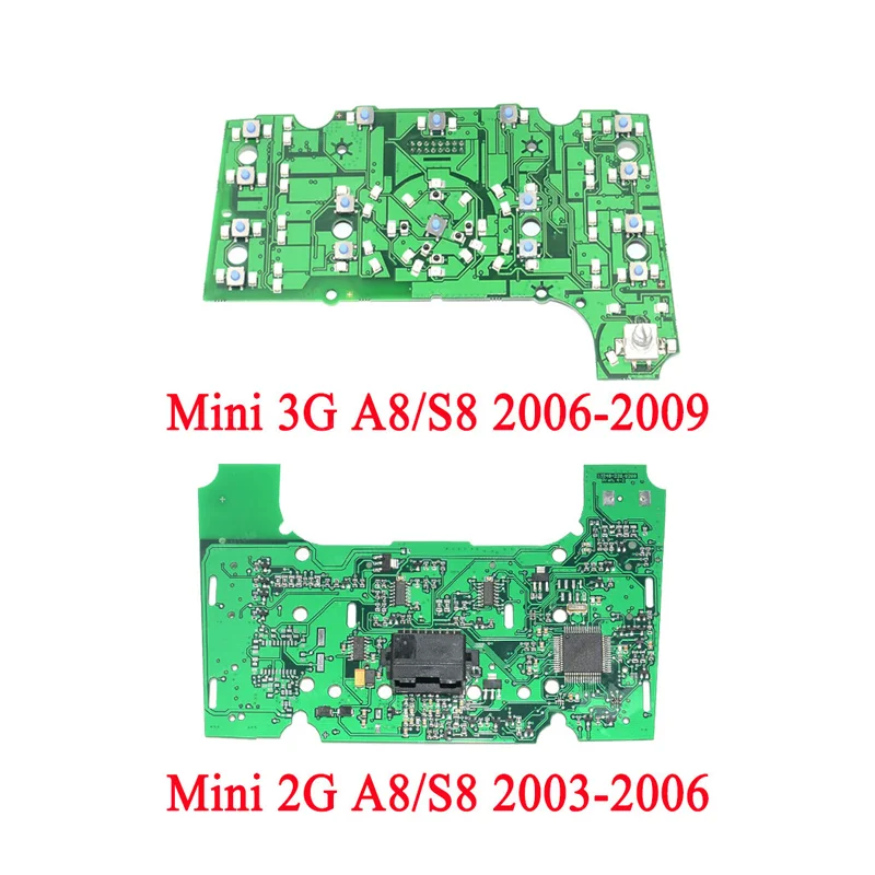 4E2919612L 4E1919612B New 2G/3G Suit for AD A8 S8 2003-2009 MMI Multimedia Interface Control Panel Circuit Board PVC and Metal