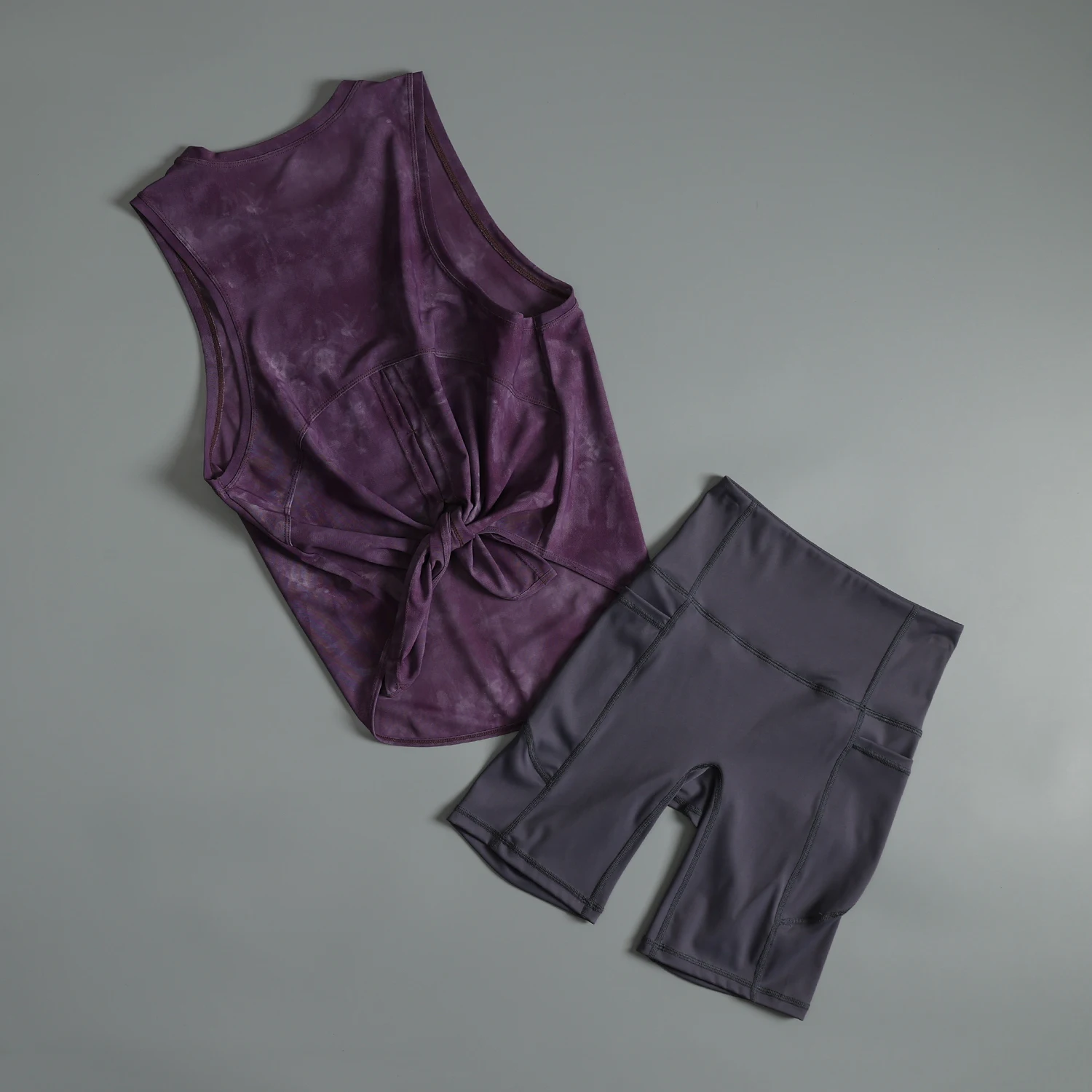 

Женский костюм для йоги, летние тонкие дышащие спортивные тренировочные жилеты для фитнеса, рубашка с высокой талией, подтягивающие бедра, велосипедные брюки