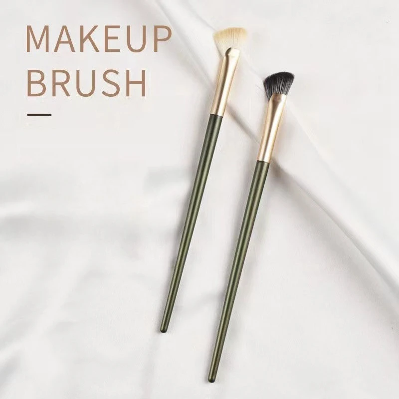 نصف مروحة على شكل فرشاة ظلال الأنف المحمولة بزاوية الأنف الكنتوري الوجه فرشاة لمساحيق التجميل المحمولة يشكلون أحمر الخدود أدوات التجميل