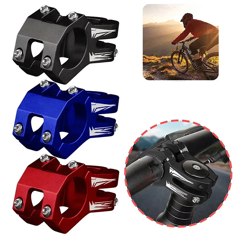 31.8 Stem Short Handlebar Stem Aluminum Alloy MTB Bike Handlebar Stem For Most Bicycle Road Bike MTB BMX Fixie Gear