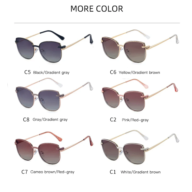 KANDREA Retro Metal Glasses Frame Women  Men Polarized Sunglasses Fashion Optical Myopia Eyeglasses Prescription Glasses 95816