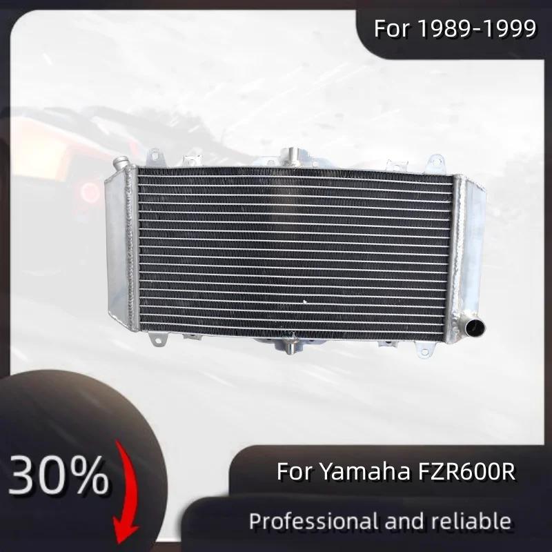 

For 1989-1999 Yamaha FZR600R FZR 600 R Aluminum Radiator Cooler Cooling Coolant 1989 1990 1991 1992 1993 1994 1995 1996 1997