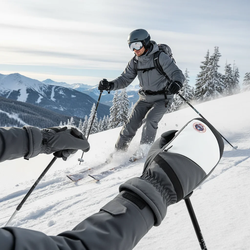 

Skiing Warm Gloves Thickened Plush Waterproof Mittens For Men And Women Winter Outdoor Windproof Full Finger Warmful Gloves