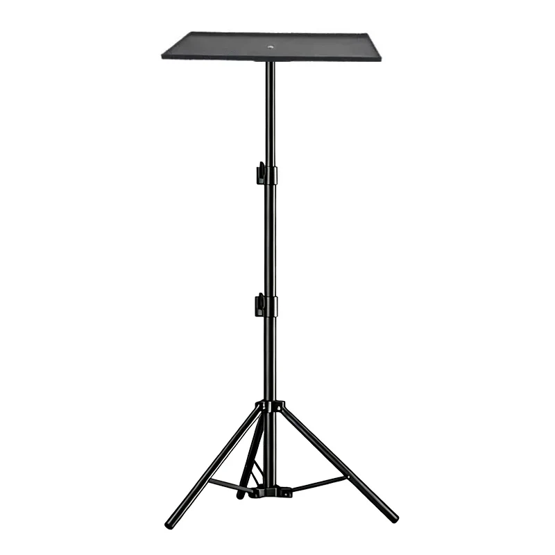 Projector Stand, Desktop Telescopic Stand, Height Adjustable, Made of Aluminum Alloy, Strong Load-Bearing Capacity