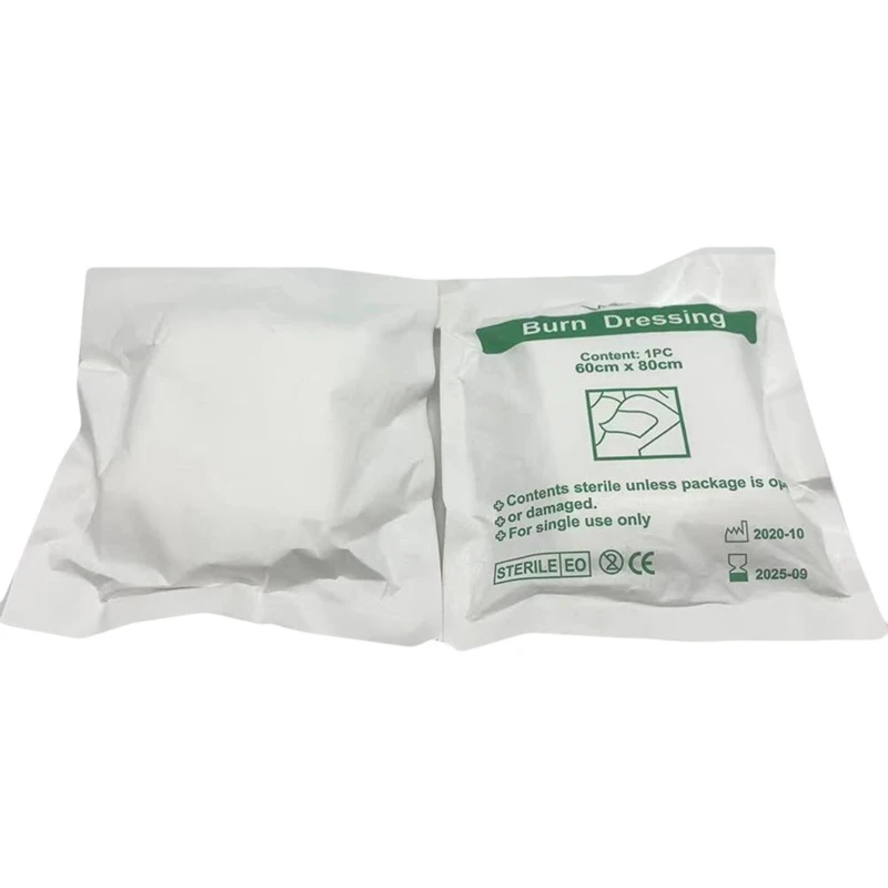 10Pcs Medical Emergency Bandage Gauze Burn Dressing Non-woven Scald Pad Wound Care Trauma Home Outdoor First Aid