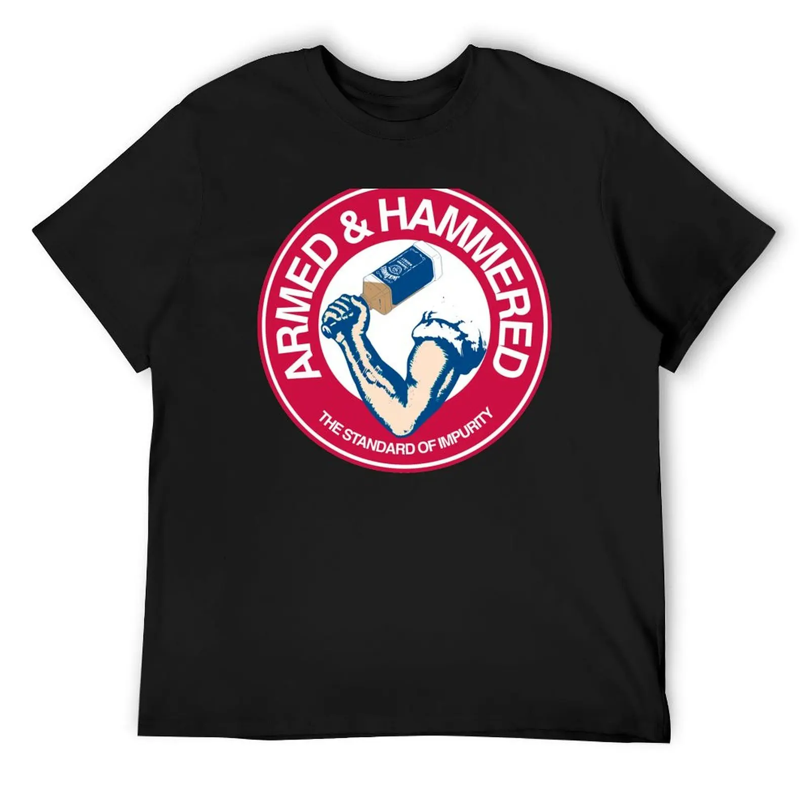 

Armed and Hammered T-Shirt cotton man t-shirts shirts graphic tee blue archive men clothing