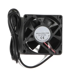 1 confezione da 70mm ventola di raffreddamento USB 5V ventole di raffreddamento senza spazzole per PC Computer Cooler per Raspberry Pi radiatore ventilazione doppia sfera Be