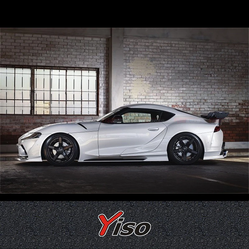 Suitable for SUPRA A90 Modified encirclement Carbon fiber KUHL Side Skirt Aerodynamic kit Lower Spoiler
