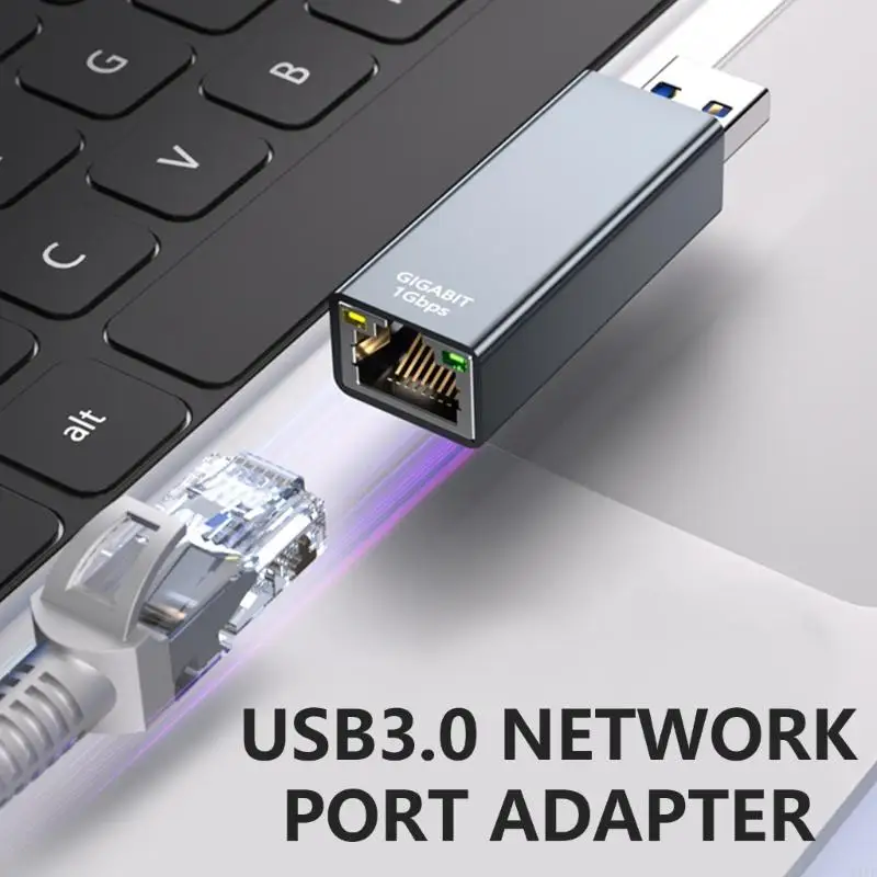 E1PF安定したUSB Cにイーサネットアダプターへの接続高速イーサネットLANケーブル1000Mbps