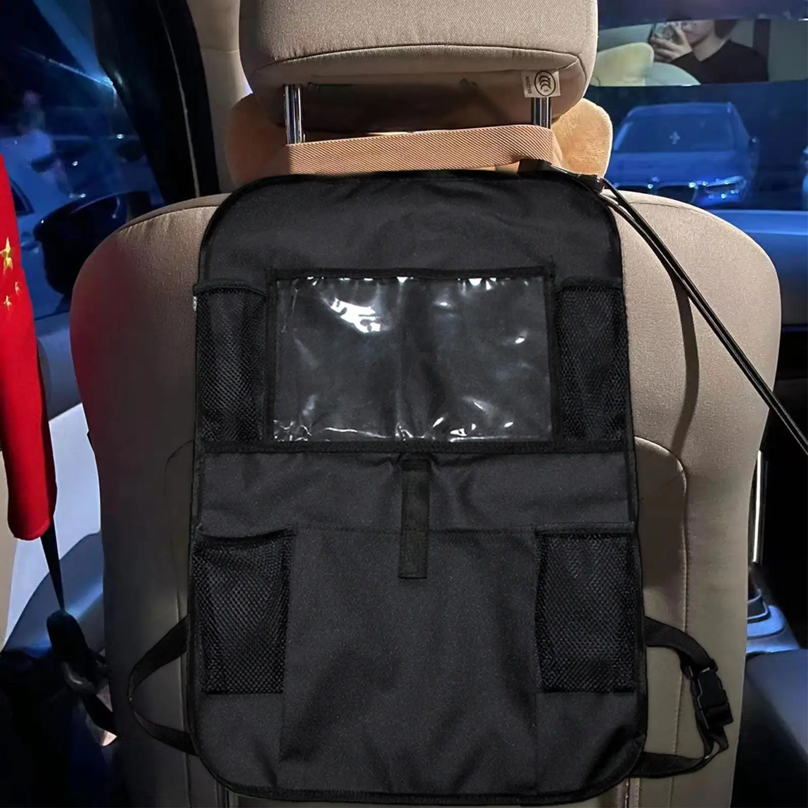 Car Back Seat Protector Organizer Multipurpose Adjustable Straps Dustproof Waterproof for Cars and SUV Durable Lightweight